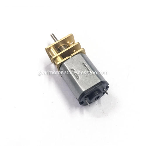 N20 circular shaft intelligent lock gear motor